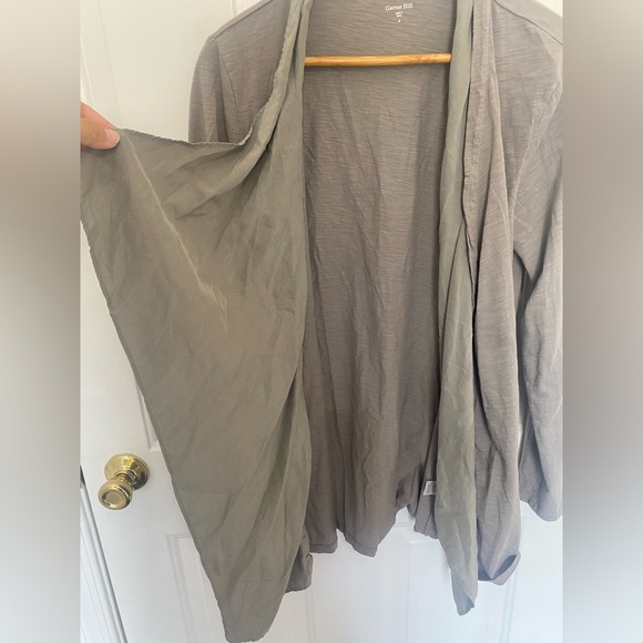 Women’s Garnet Hill Cotton/Silk cardigan workwear casual business casual size M - Picture 5 of 7